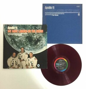 【APOLOO 11 WE HAVE LAMDED OM THE MOON】【アポロ11号　人類月に立つ】　LPレコード