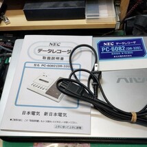 メンテナンス済み NECデータレコーダ PC-6082(DR-320) 訳アリ(216) _画像6