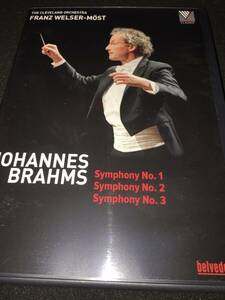 DVD ヴェルザー メスト ブラームス 交響曲 1 2 3番 クリーヴランド管弦楽団 ライヴ フランツ Brahms Symphonies W Most