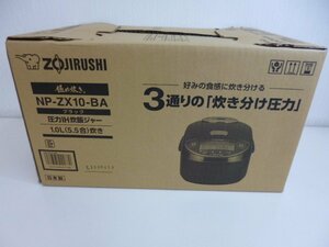 ★新品★ 圧力IH炊飯ジャー 極め炊き 5.5合炊き 象印 NP-ZX10-BA ブラック ZOJIRUSHI 　★送料無料★