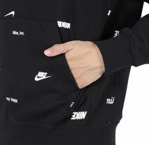 【新品 正規品】ナイキ NIKE パーカー パンツ 上下セット M プルオーバー セットアップ ブラック 黒 裏起毛_画像3