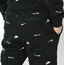 【新品 正規品】ナイキ NIKE パーカー パンツ 上下セット M プルオーバー セットアップ ブラック 黒 裏起毛_画像6