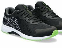 セール asics 21.5cm ヒモ式 アシックス レーザービーム RI 1154A171 001 ブラック/ホワイト 子供 キッズ 男の子 スニーカー 通学 上履き_画像1