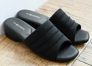  sale fwa. light ..LL pansy 6830 black Pansy mode put on footwear hep Wedge sandals office . office work place ...... one's way put on footwear 