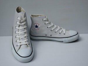 セール 大幅値下げ 22.5cm(US3.5) コンバース レザー オールスター ハイ 白 本革 CONVERSE LEA ALL STAR HI ハイカット スニーカー (N)