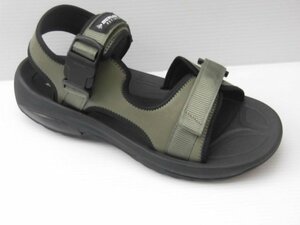  распродажа S( довольно большой .24.5~25cm) DUNLOP Dunlop S401 хаки уличный спорт комфорт сандалии вода суша обе для джентльмен мужской 