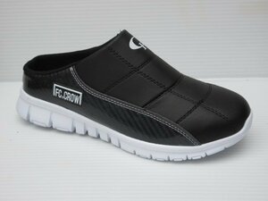  sale S FC.CROW FLH5369 black front ... toes cover woman lady's office work place office mode put on footwear clog sandals ....