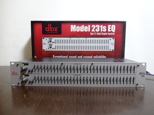 現状動作品。model 　２３１s 　 EQ DBX グラフィックイコライザー 。 