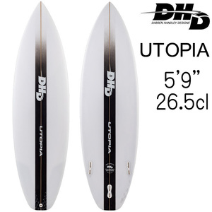 【JPN正規品】 DHD ダレン ハンドレー サーフボード ユートピア モデル 5'9×18 3/4×2 5/16 26.5L / DHD Utopia Model BLK