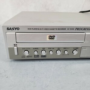SANYO サンヨー DVDプレーヤー 一体型ビデオテープレコーダー VZ-DV3G 2004年製の画像4