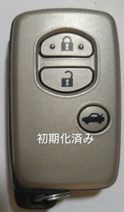 初期化済トヨタ純正 スマートキー 3ボタンクラウン基盤番号271451-5000新品電池サービス⑲