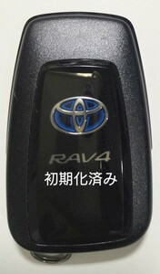 初期化済トヨタ純正 スマートキー3ボタンRAV4 基盤番号231451-0351 007-AD0027 14FAF 新品電池サービス①