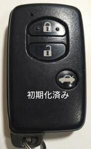 初期化済トヨタ純正スマートキー3ボタン ８６ マークＸ ＳＡＩ等 基盤番号271451−5300 新品電池サービス⑳