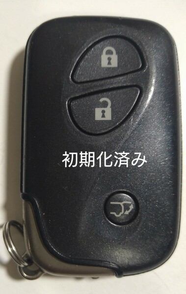 初期化済トヨタ レクサス純正スマートキー3ボタン基盤番号271451−5300新品電池サービス⑤