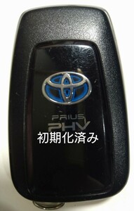 初期化済トヨタ純正 スマートキー3ボタンZVW52プリウスPHV 基盤番号231451-0351 007-AD0027 14FAF 新品電池サービス⑥