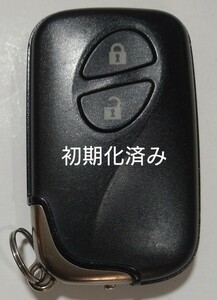 初期化済 トヨタ レクサス純正スマートキー2ボタン 基盤番号271451−5300 新品電池サービス②