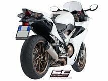 【国内在庫】SC-PROJECT SCプロジェクト コニック スリップオンサイレンサー HONDA ホンダ VFR 800 F_画像4