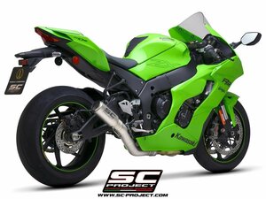 【国内在庫】SC-PROJECT SCプロジェクト CR-Tスリップオンサイレンサー フルチタンキャタライザーキャンセルパイプ NINJA ZX-10R RR '21-23