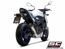 【国内在庫】SC-PROJECT SCプロジェクト S1 スリップオンサイレンサー フルチタンリンクパイプ 消音バッフル付 SUZUKI GSX-S 750 スズキ ★_画像3