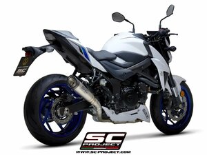 【国内在庫】SC-PROJECT SCプロジェクト S1 スリップオンサイレンサー フルチタンリンクパイプ 消音バッフル付 SUZUKI GSX-S 750 スズキ ★