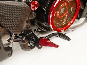 【国内在庫】DUCABIKE DBK ドゥカバイク アジャスタブルステップバー スポーツタイプ 赤 DIAVEL/HYPERMOTARD/SCRAMBLER/MULTISTRADA 他