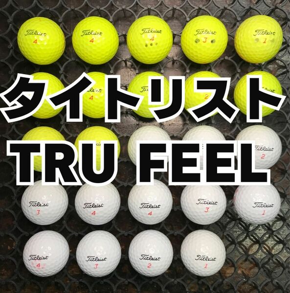 2 タイトリスト TRUFEEL 24球ロストボール