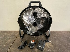 【未使用】 ナカトミ 45cm 充電ファン フロア式 DC-45AF 充電器 バッテリー 電源コード 付属