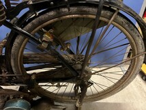 博物館級！自転車バイク 敷島 シキシマ号　昭和レトロ 1955年頃 板垣 サンライト SMR-26 60㏄ 自転車バイク 敷島 シキシマ号 実用車 現状品_画像4