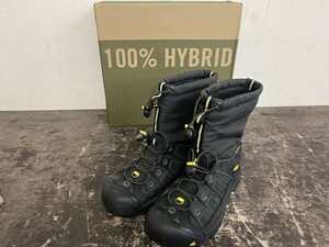 極美品！KEEN キーン WINTERPORT ウィンターポート スノーブーツ 26.5cm メンズ ブラック 防水 防寒 箱付き