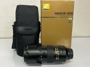 未使用保管品！Nikon ニコン AF-S NIKKOR 70-200mm 1:2.8E FL ED N VR ズームレンズ 元箱 ソフトケース付き