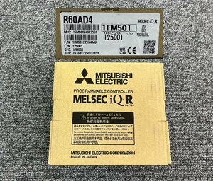 ② 新品 三菱電機 シーケンサー MELSEC iQ-R アナログ－デジタル変換ユニット R60AD4 2024年製 【3】