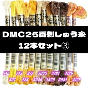 【値下げしました!】DMC25 刺しゅう糸 #25 12本セット③