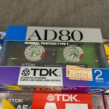 ［まとめ売り］TDK 60TYPEI カセットテープ AD80 J'z2 ゆ_画像3