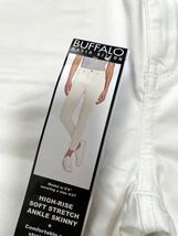 BUFFALO バッファロー レディース ストレッチ スキニーパンツ 4/27 白 ホワイト _画像6