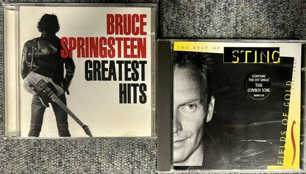 ◆◇中古:【CD】BRUCE SPRINGSTEEN GREATEST HITS＋THE BEST OF STING 2CDセット