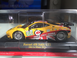 アシェット フェラーリ 458Itaria GT2 ルマン 2011 未開封品 ラリーカー ミニカー 140