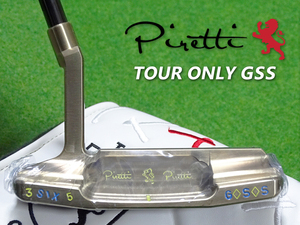 【新品】PGAツアー支給品 PIRETTI ピレッティ CAPRI GSS 365G パター 35インチ シャイニーゴールド 3SIX5 TOUR ONLY HC プロト 本物保証
