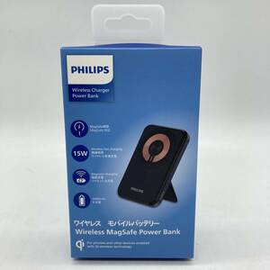 【新品未開封】Philips(フィリップス) MagSafe マグネット式 ワイヤレスモバイルバッテリー 5000mAh PSE認証済 /Y15775-P2