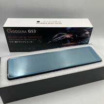 【未検品】GOOSERA G53 ドライブレコーダー ミラー型 12インチ超大画面 前後カメラ GPS搭載 32GBSDカード付属/Y15831-O1_画像1