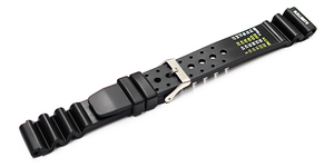 腕時計 ラバー ベルト 20mm ウレタン ブラック ダイバー 仕様 N.D.LIMITS sr01-bk-s