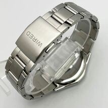 良品☆電池新品☆送料込☆セイコー SEIKO ワイアード WIRED メンズ腕時計 クロノグラフ 黒 ブラック 人気モデル 7T92-0GB0 AGBV139_画像5