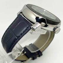 美品☆電池新品☆送料込☆セイコー SEIKO ワイアード WIRED クロノグラフ メンズ腕時計 ブルー 回転ベゼル ツナ缶 VH67-KCC0 AGAT418_画像8