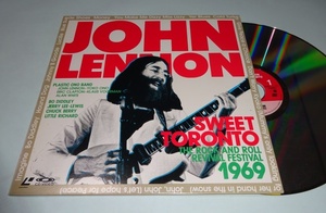 【レーザーディスク】ジョン・レノン（JOHN LENNON）『SWEET TORONTO』SMO48-5607