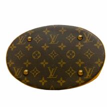 【1円～ ジャンク】LOUIS VUITTON ルイ・ヴィトン モノグラム プチバケットPM ポーチ付き バケツ型 トートバッグ ハンドバッグ M42238 現状_画像5