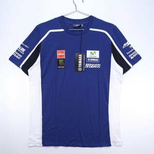 【送料無料】【未使用】Movistar Yamaha MotoGP(モビスターヤマハMotoGP)/YAMAHA FACTORY RACING/チームレプリカTシャツ/XLサイズ