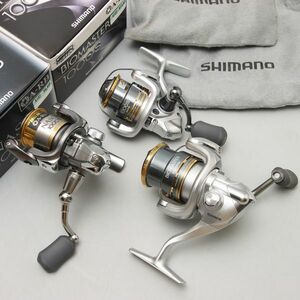 PF167. SHIMANO シマノ リール３点 BIOMASTER バイオマスター A-RB 1000S AR-C 2500S NASCI ナスキー 1000S まとめて/スピニングリール