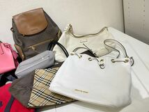 1円〜 ブランド まとめ MICHAELKORS katespade BURBERRY BALLY FURLA POLO 等 ハンドバッグ ショルダーバッグ トートバッグ 16点_画像4