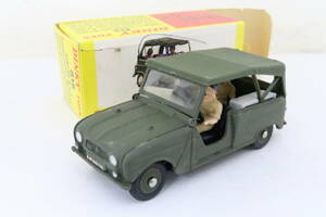 DINKY RENAULT SINPAR 4X4 ルノー キャトル 軍用 難有 欠品 箱付 1/43 フランス製 ロコ