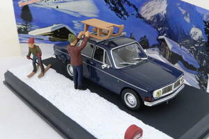 Altaya ミニジオラマ VOLVO 144 SKI ボルボ スキーキャリア 1/43 ニサレ