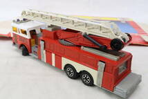 majorette RESCUE UNIT POMPIERS INCENDIE NACELLE 消防車 1/47 フランス製 3台 イサハレ_画像3